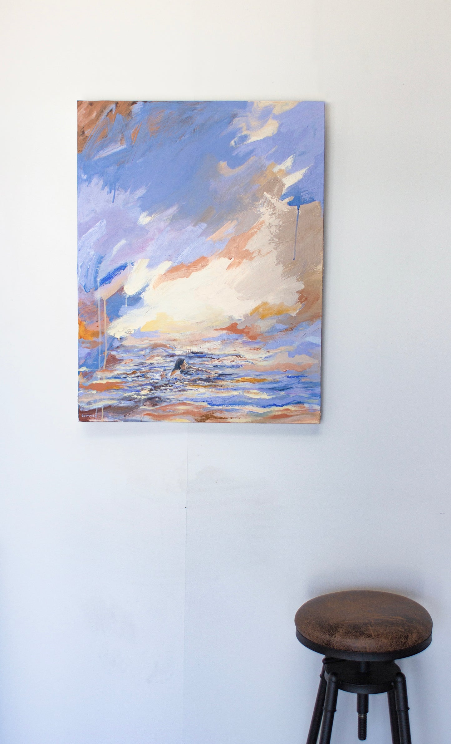 Palm trees (diptych) - original