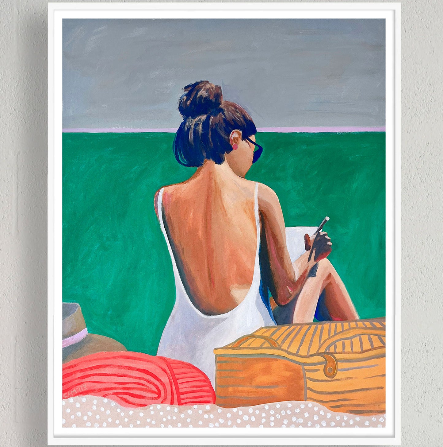 Notes on a beach - print