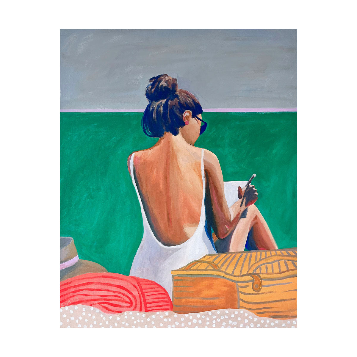 Notes on a beach - print